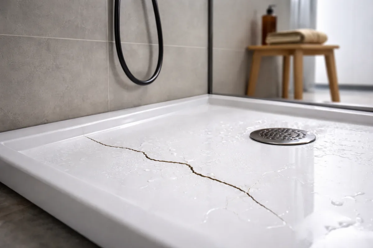 Pourquoi mon receveur de douche Jacob Delafon se fissure-t-il ?