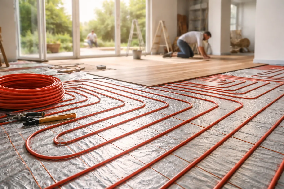 Quels sont les avantages du chauffage au sol dans un projet de construction