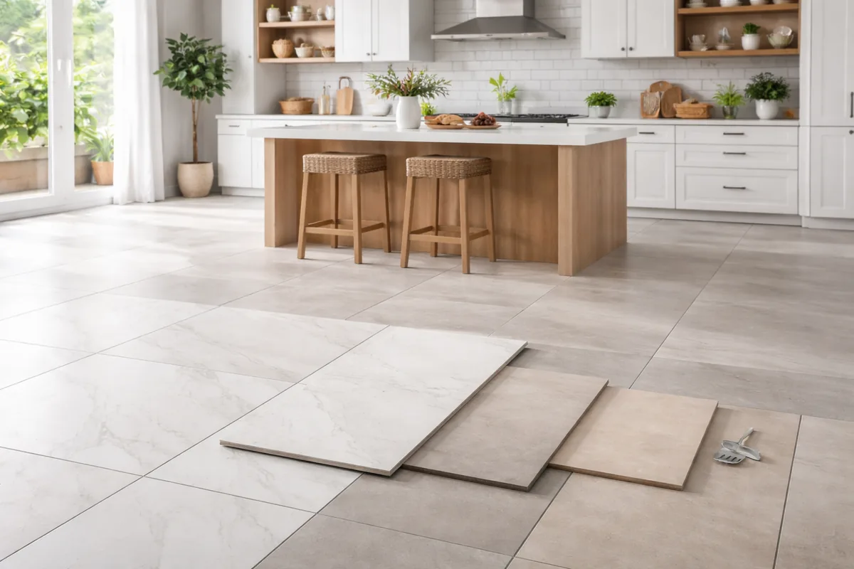 Quelle superficie de carrelage choisir pour votre cuisine